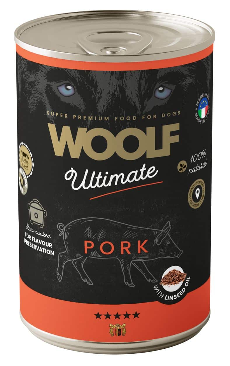 WOOLF ULTIMATE VÅDFODER PORK WITH LINSEED OIL