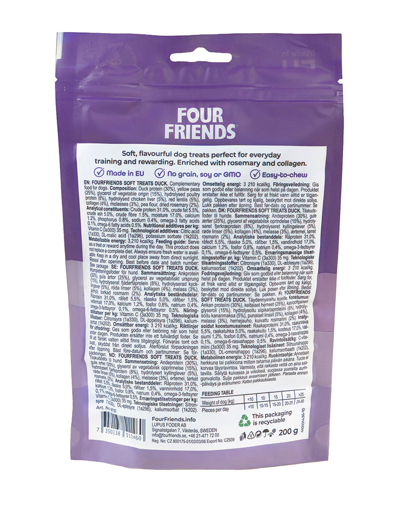 Four Friends Soft Treats Duck
