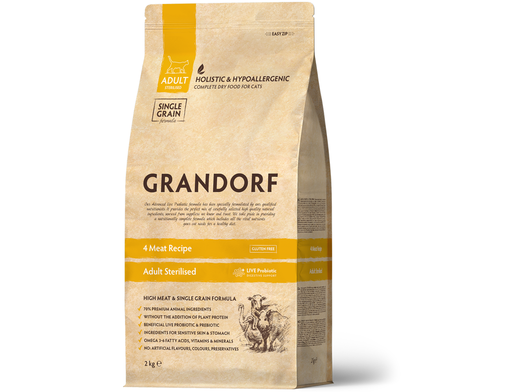 Grandorf Cat 4 Meat Sterilised