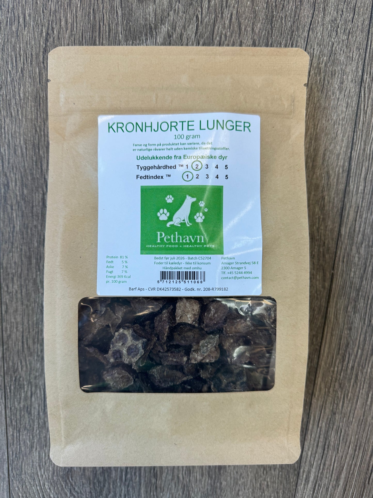Pethavn Kronhjorte Lunger