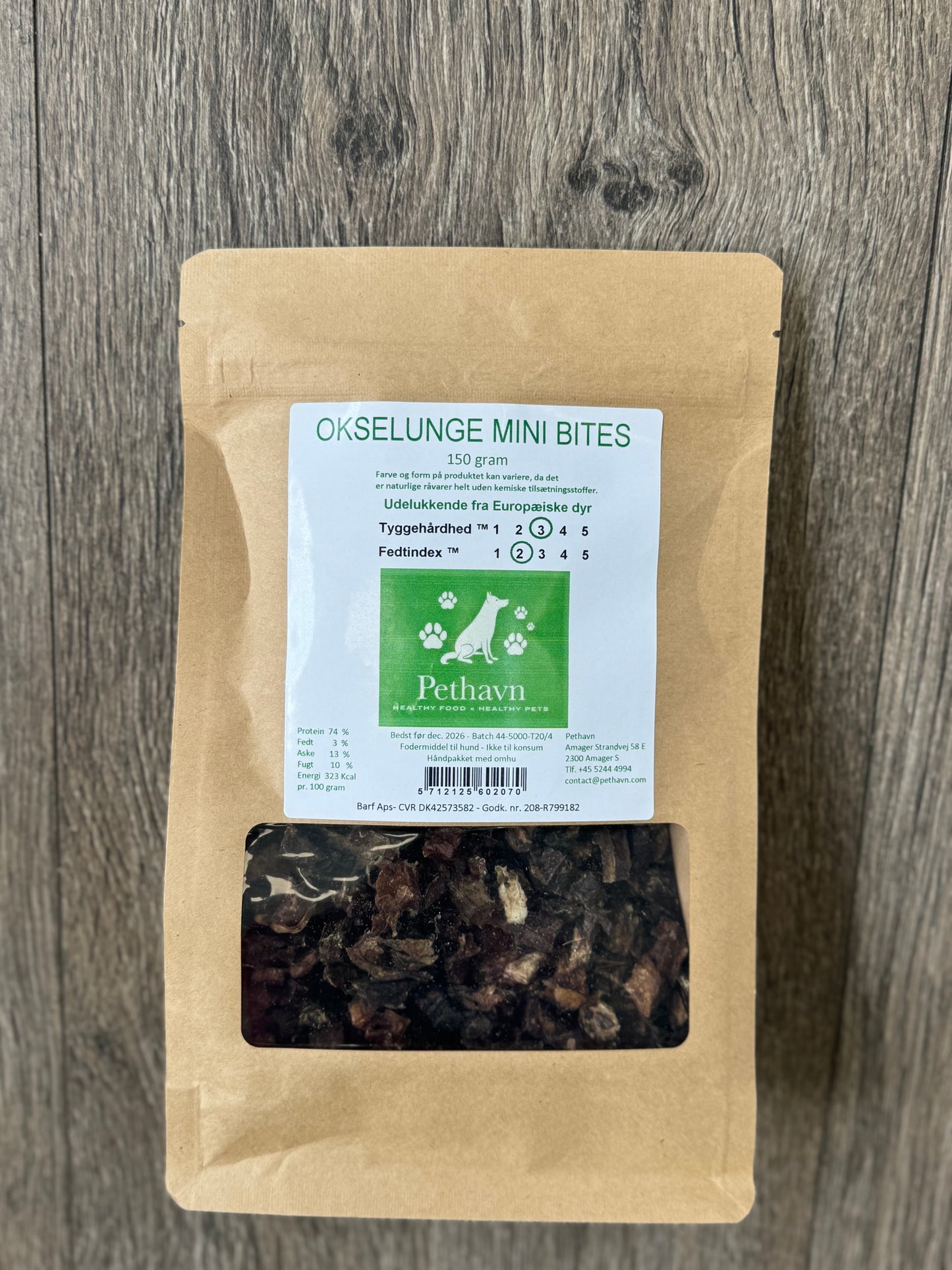 Pethavn Okselunge Mini Bites – 150 g