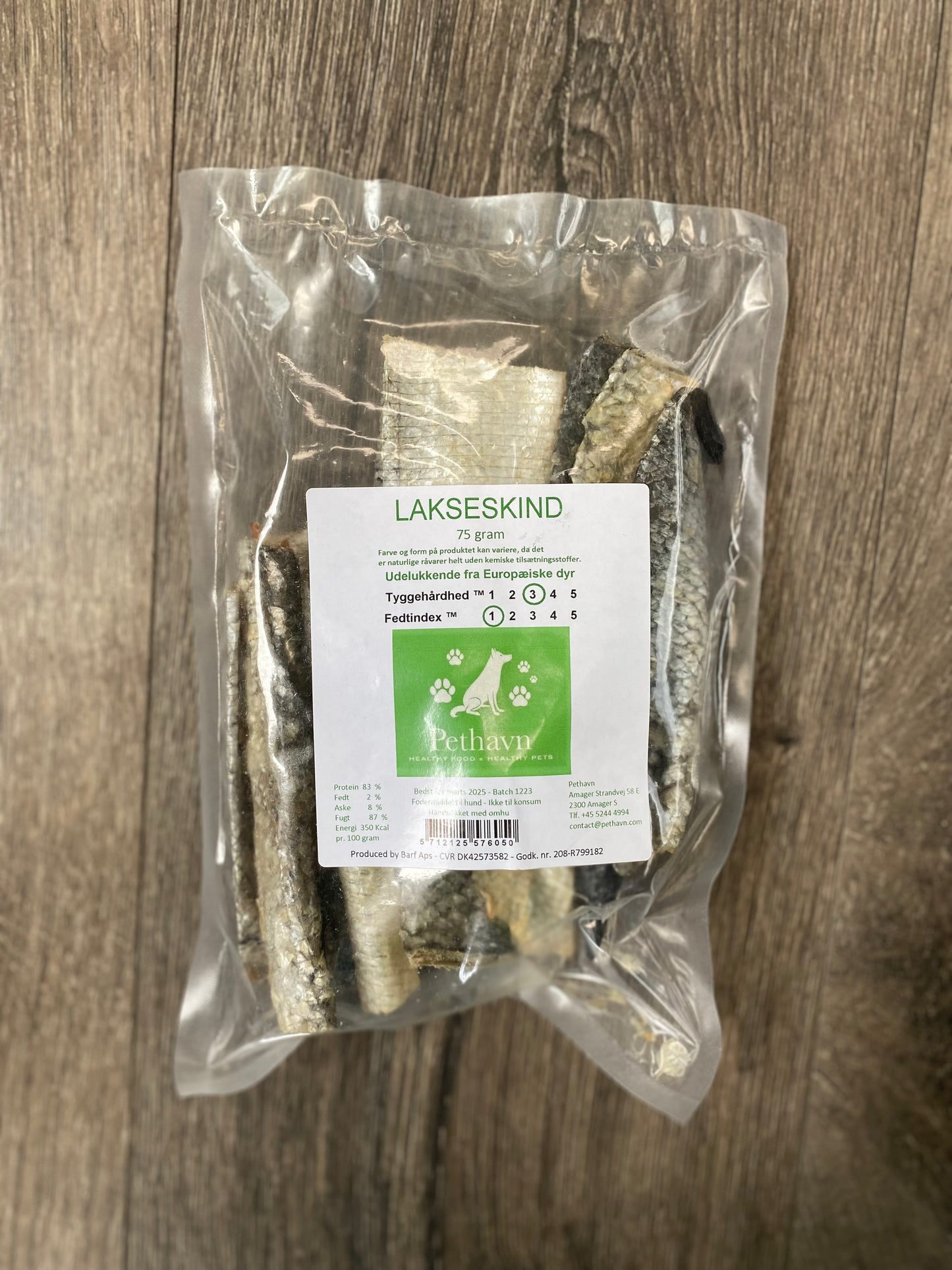 Pethavn Lakseskind 75g