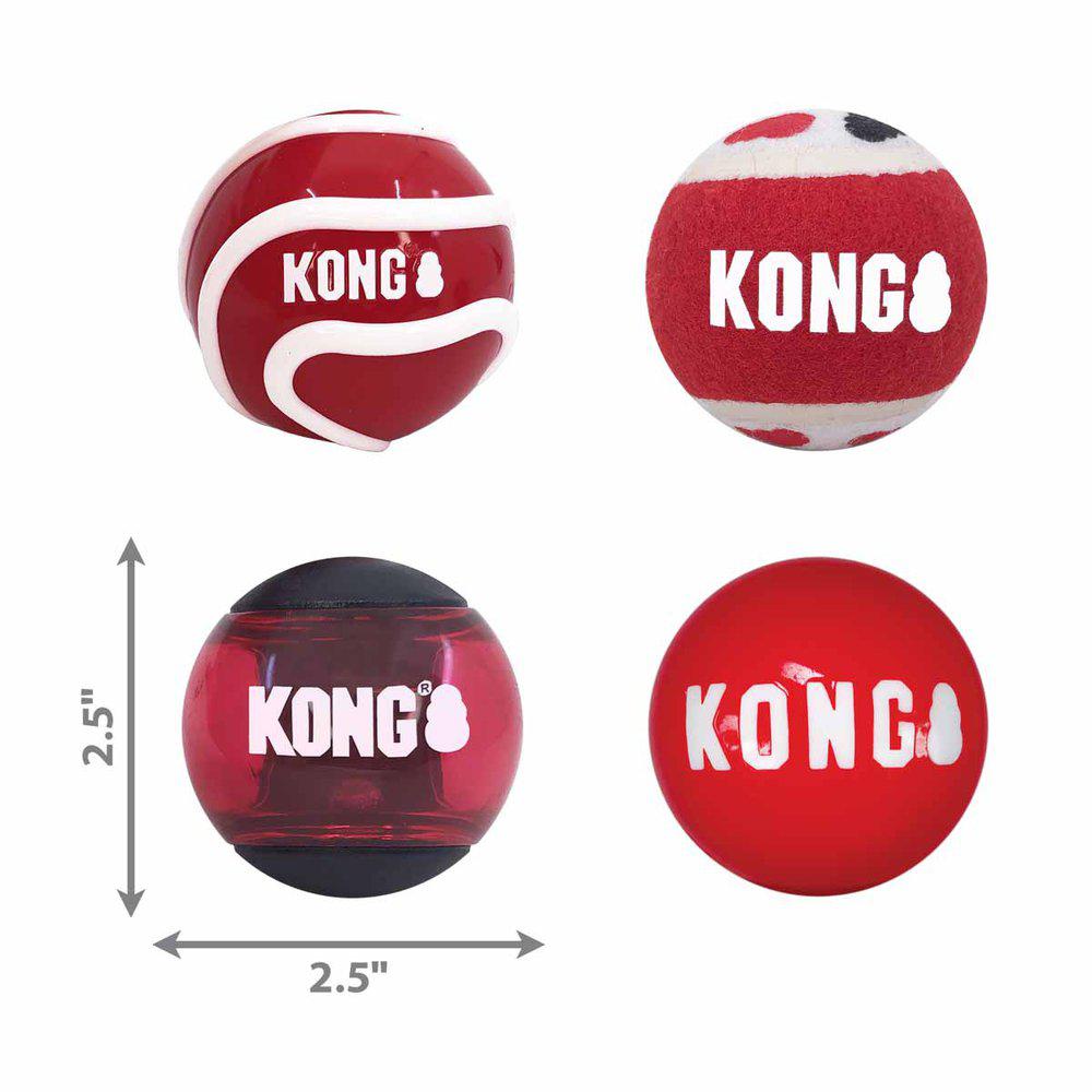 Kong Signature Balls 4-pack