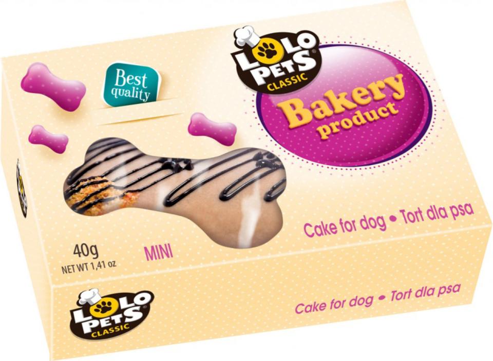 Mini Dog Birthday Cake Forest Berries