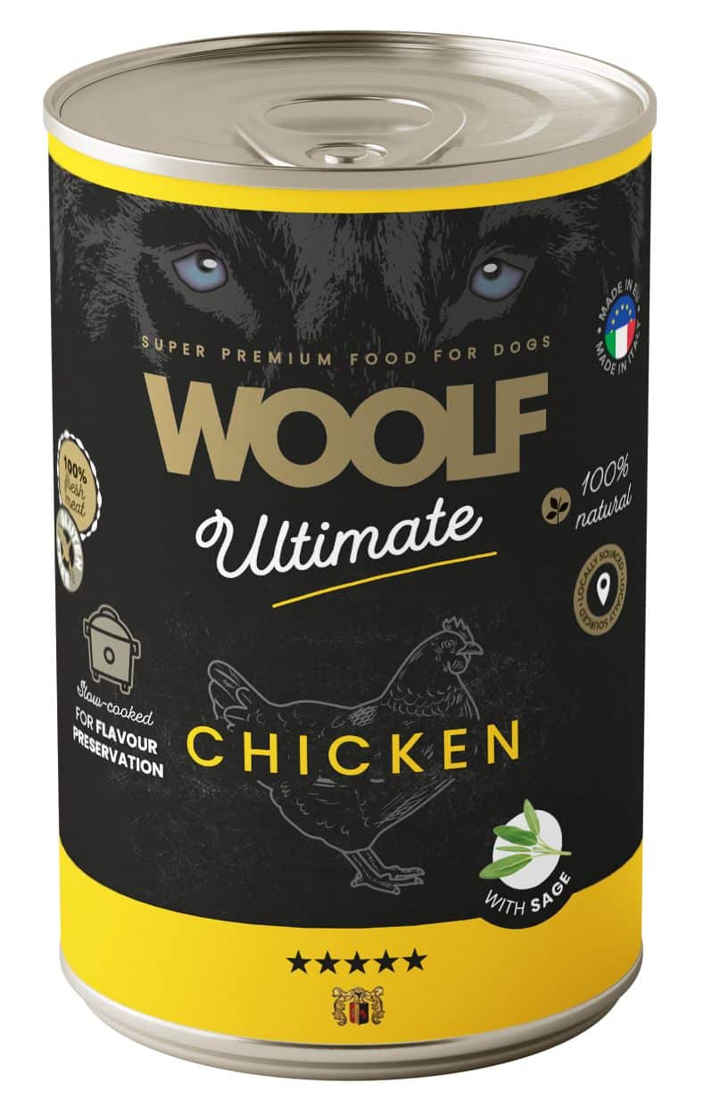 WOOLF ULTIMATE VÅDFODER, CHICKEN WITH SAGE