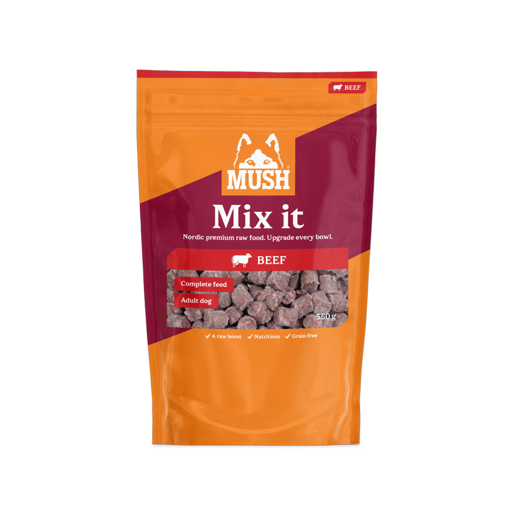 MUSH Mix it – Raw Frozen Okse