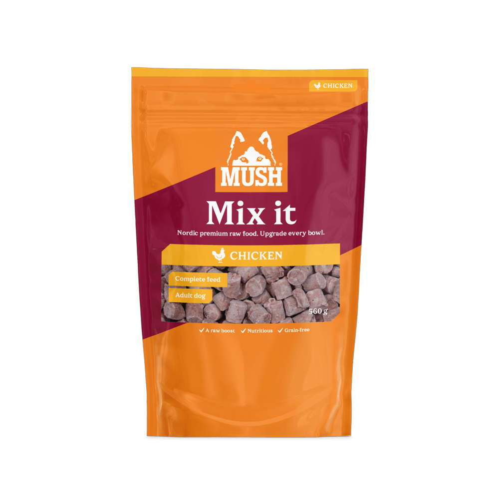 MUSH Mix it – Raw Frozen Kylling