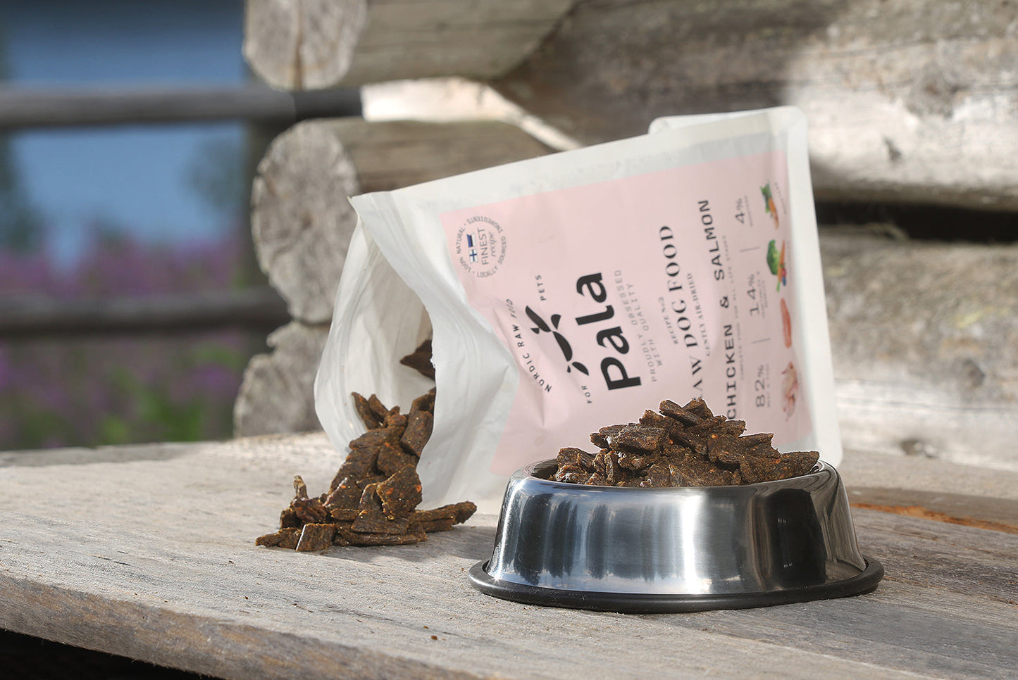 Pala Raw Dog Food - okse og laks 1kg