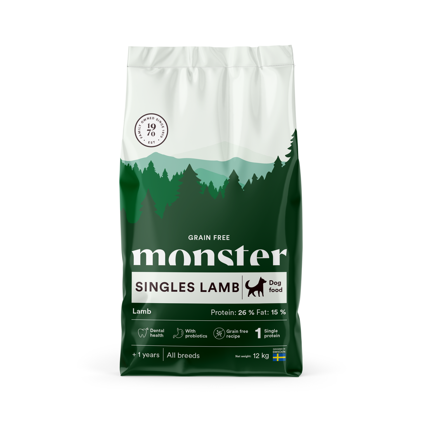 Monster Grain Free Singles Lamb