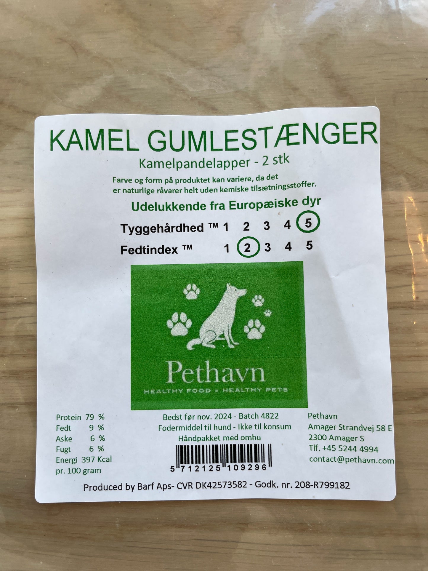 Pethavn Kamel Gumlestænger - 2 stk