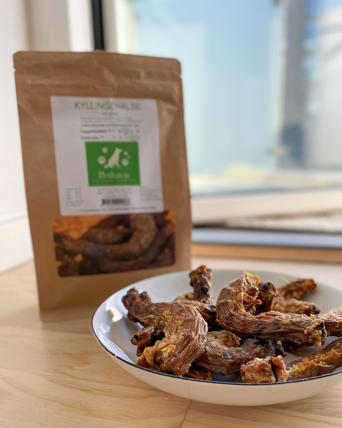 Pethavn Kyllingehalse 200g