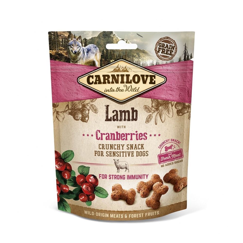 Carnilove Crunchy Snack Lam & Tranebær