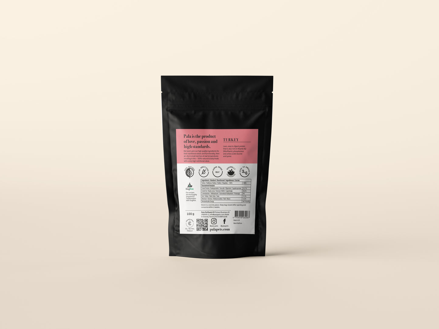 Pala Treats - 100% kalkun