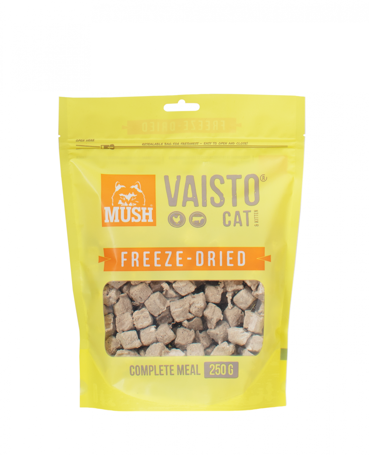 MUSH Vaisto Gul - frysetørret kattefoder