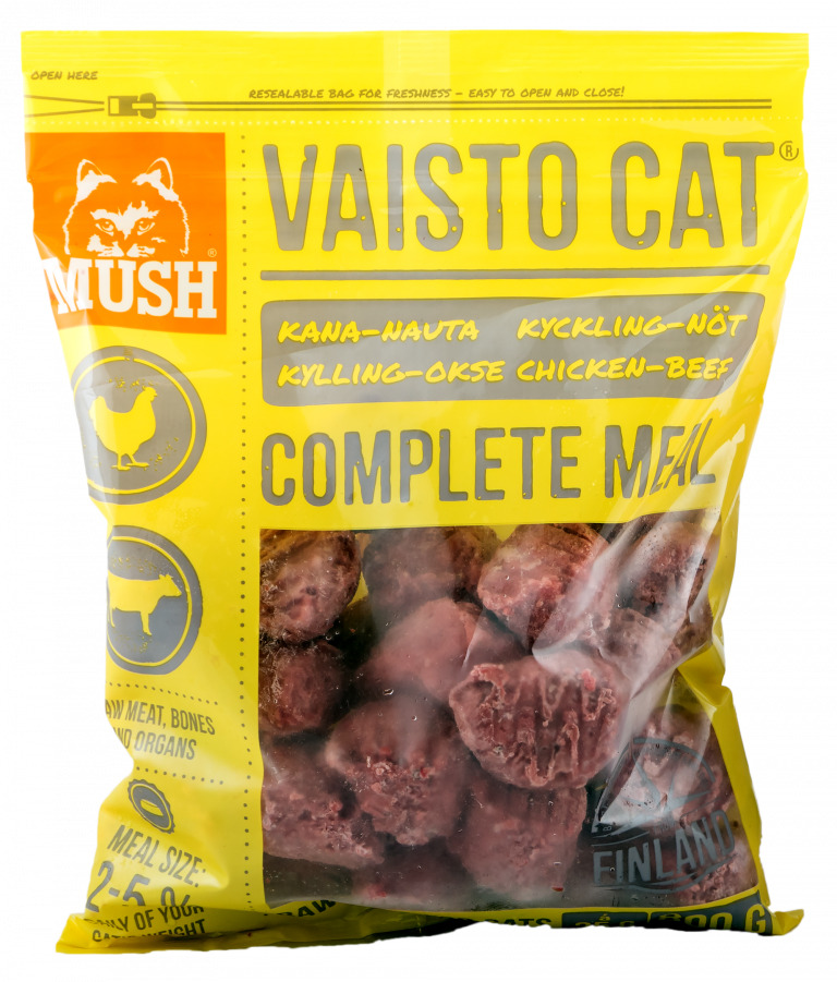 MUSH Vaisto Cat Gul (kylling-okse)