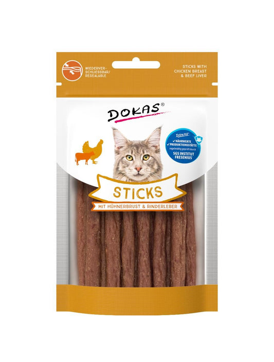 Dokas Sticks m. Kylling & Okselever