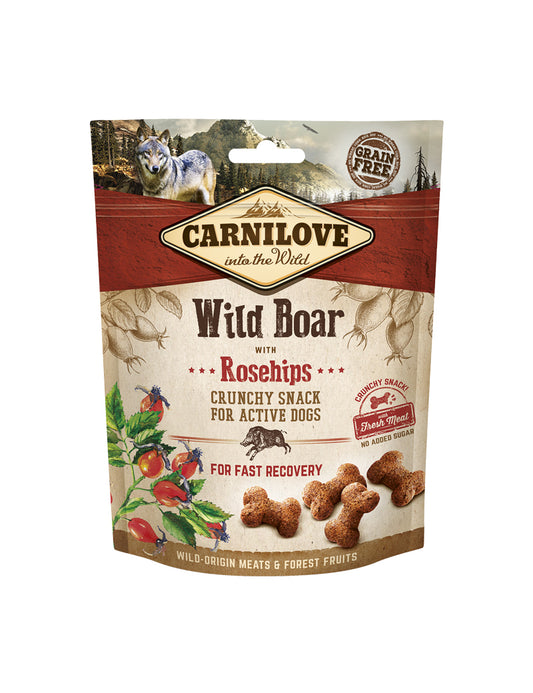 Carnilove Dog Crunchy Snack Vildsvin med Rosehip