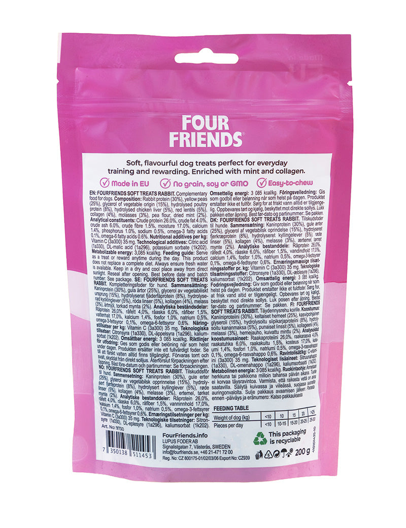 Foutr Friends Soft Treats Rabbit