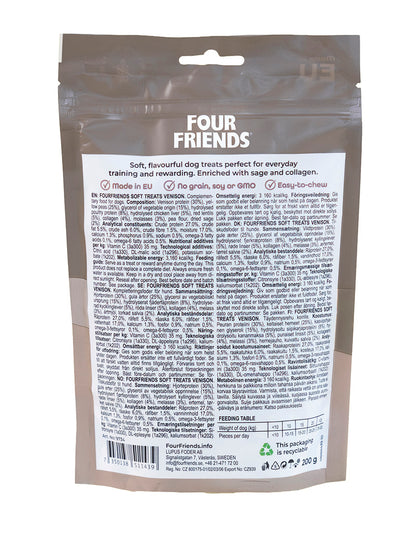 Four Friends Soft Treats Venison
