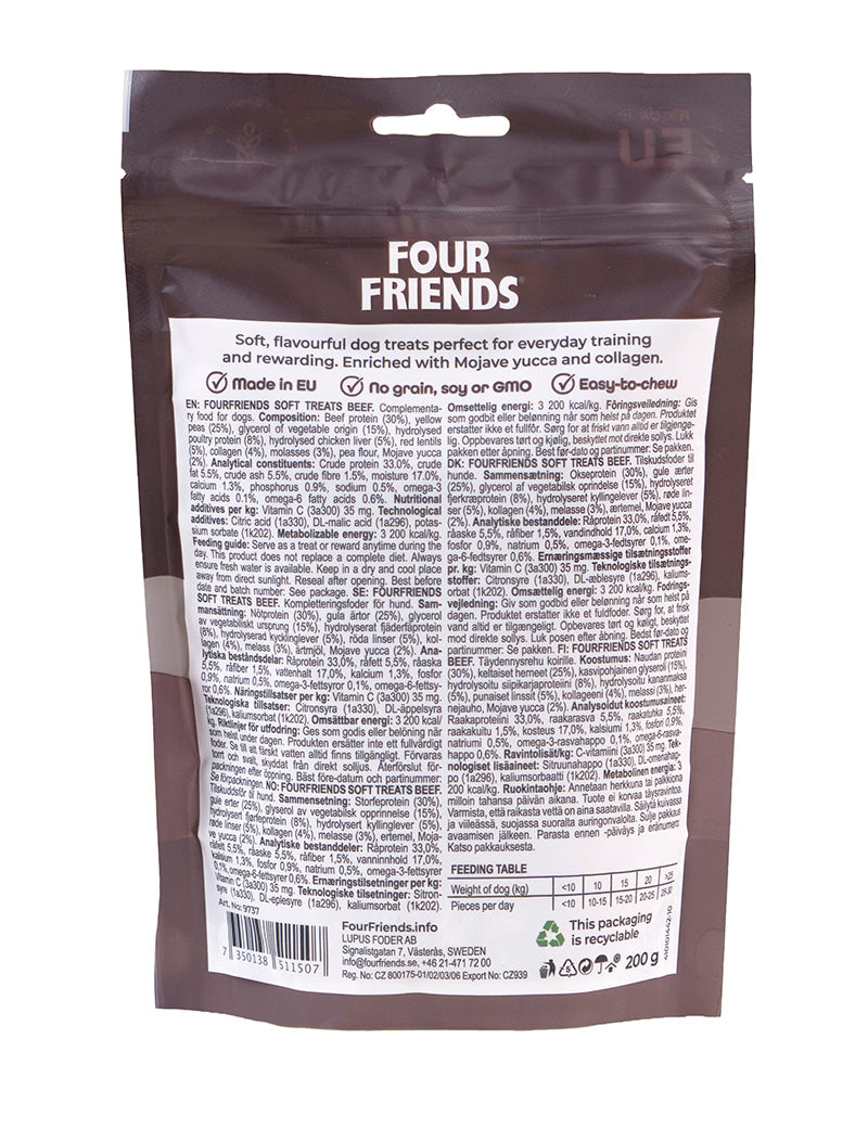 Four Friends Soft Treats Beef