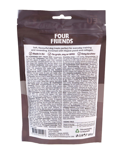 Four Friends Soft Treats Beef
