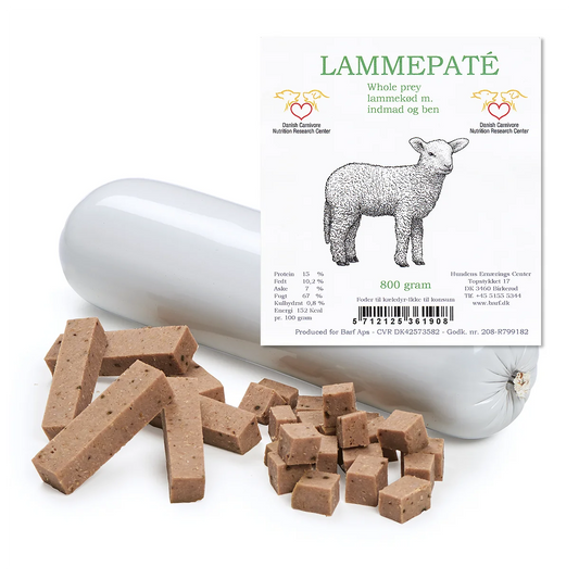 Lamme pate med ben 800 gram