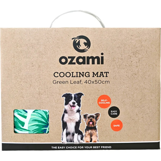 Ozami Cooling Mat Green Leaf