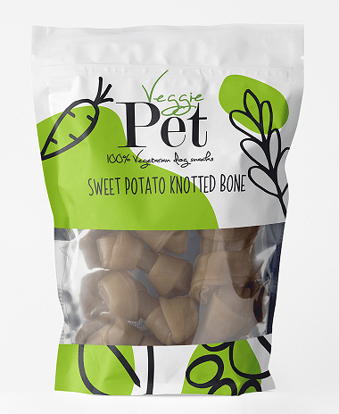 VeggiePet Sweet Potato Knotted Bone 100g