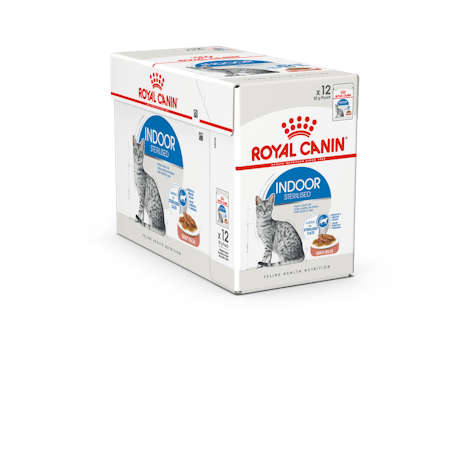 Royal Canin  Indoor Sterilised Gravy 12x85g