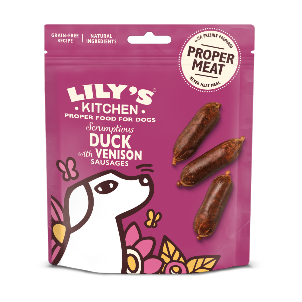 Lilys Kitchen Scrumptious Duck with Venison Sausages