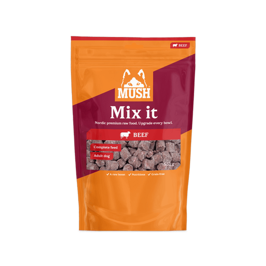 MUSH Mix it – Raw Frozen Okse