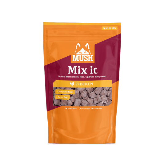MUSH Mix it – Raw Frozen Kylling
