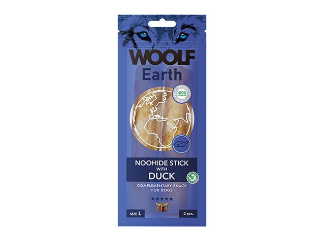 Woolf Earth Noohide sticks duck L, 2stk.