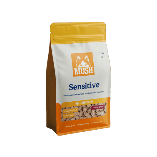 MUSH Sensitive Freeze-Dried – Frysetørret fuldfoder 400 g