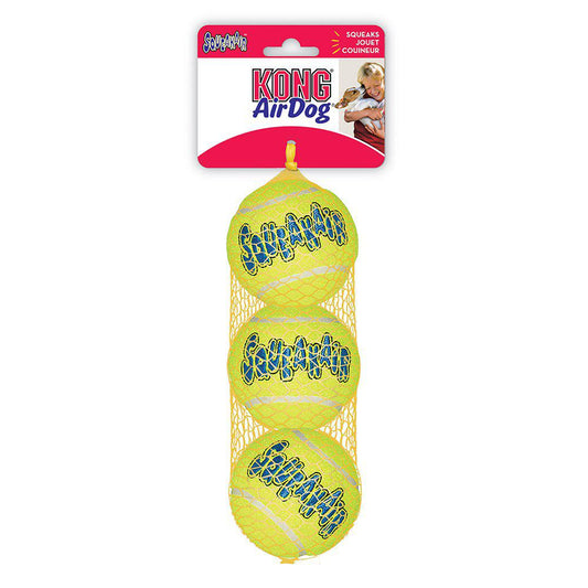 Kong Air Dog Squeakair Tennisboll 3pack