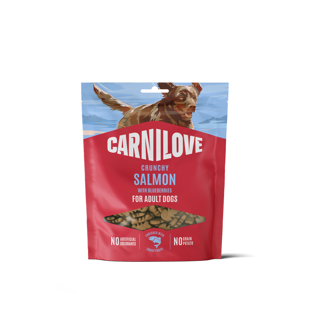 Carnilove Salmon with Blueberries crunchy dog snack 200 g