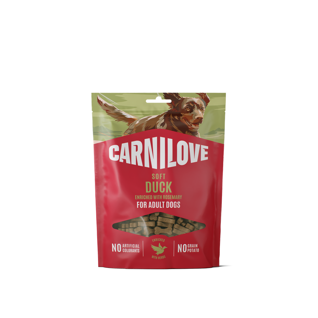 Carnilove Duck with Rosemary soft dog snack 200 g