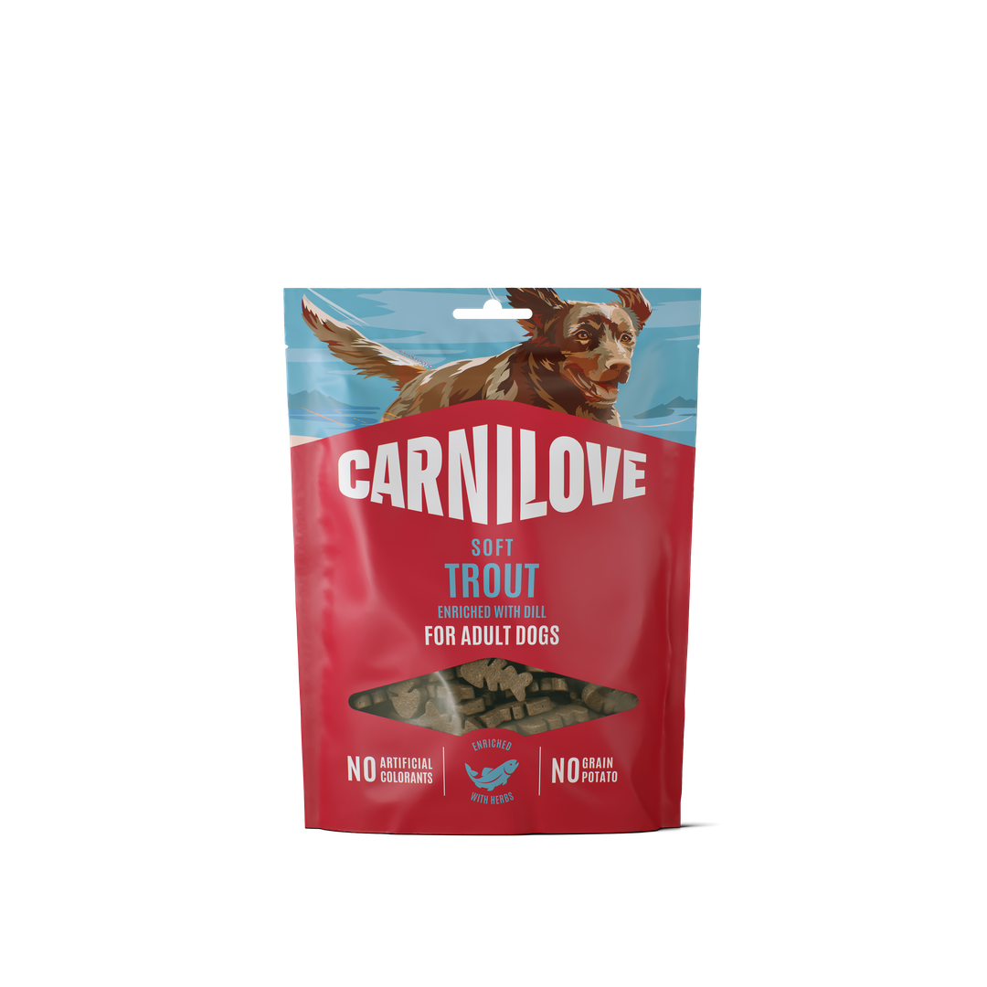Carnilove Trout with Dill soft dog snack 200 g