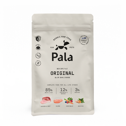 Pala complete raw dog food, Original recipe