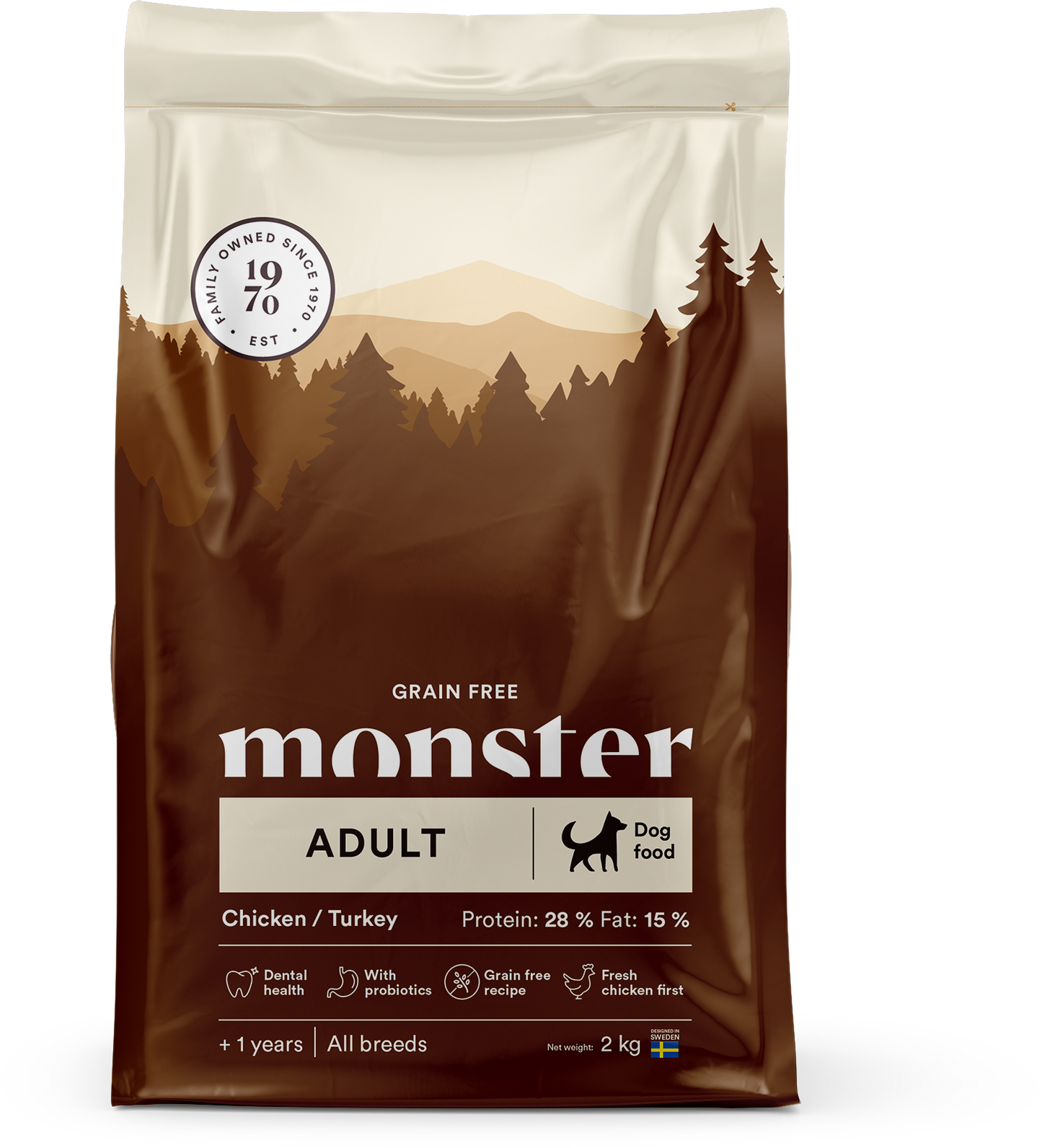 Monster Grain Free Adult Chicken/Turkey