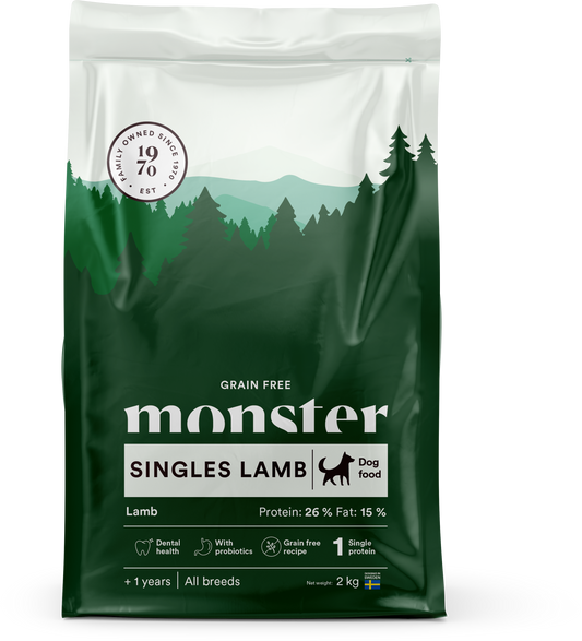 Monster Grain Free Singles Lamb
