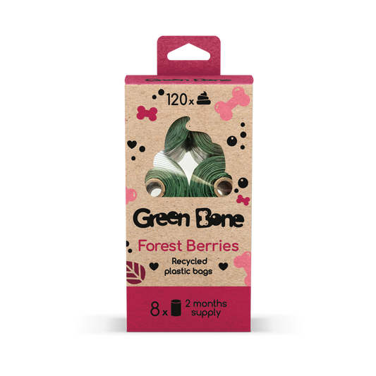Green Bone hundeposer - forest berry (120 poser)