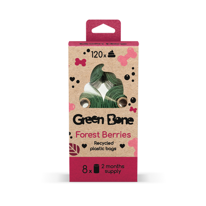 Green Bone hundeposer - forest berry (120 poser)
