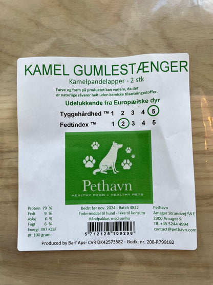 Pethavn Kamel Gumlestænger - 2 stk