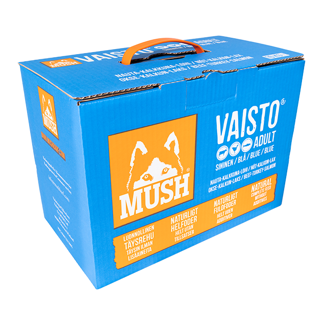 MUSH Vaisto - blå (okse-kalkun-laks)